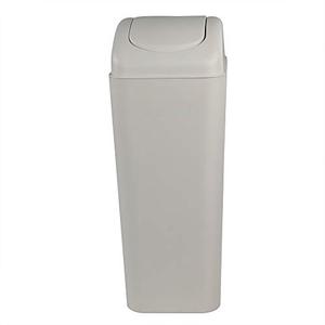 Obstnny 14 L / 3.5 Gallon Slim Plastic Trash Can for Narrow Spaces at Bathroom or Office, Bedroom, R