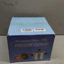 11L Pressure Cooker Aluminum Silver Multi-Cooking Stovetop Pressure Cooker