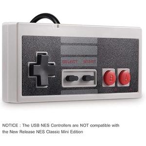  USB Gamepad Controller for NES Emulators,Plug-and-Play NES Game Controller for PC Mac Raspberry Pi,Wired Retro Joystick for Emulators