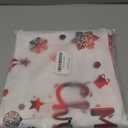 Set of 4 Happy Winter Snowflake Merry Christmas Tree Red Castle Deer with Snowman Velvet Throw Pillow Case Cushion Cover Decorative for Sofa Living Room Square 22X22 Inches