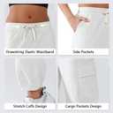 Cargo Sweatpants for Women with Pockets Casual Baggy Joggers Pants Travel Outdooors Hiking Gym Workout Pants (Gray, M)