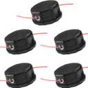 5 Pack String Trimmer Head SRM-225 for Echo Speed Feed 400 SRM-230 SRM225 SRM-210 SRM2100 Echo Weed Eater PAS210 PAS211 PAS225 PAS230 PAS260 Shindaiwa T195S T220 T222 T230 T231 Straight Shaft Trimmer