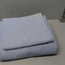 Ventidora 3 Piece Duvet Cover Set King Size,100% Organic Washed Cotton with Linen Feel Like Textured, Luxury Soft and Breatheable Bedding Set with Zipper Closure(1 Duvet Cover + 2 Pillowcases) (King-106x90Inches, Light Blue)