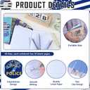 Resurhang 18 Pcs Police Officer Gifts Set, 9 Policeman Notebook Journal & 9 Ballpoint Pen, Police Appreciation Week Gifts for Women Men Law Enforcement Retirement Birthday Sheriff Academy Graduation