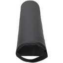 ForPro Half Round Massage Table Bolster Pillow, 26" L x 6" W x 3" H, Black