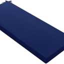 Summsun Outdoor Bench Cushion: Waterproof and Fade Resistant Patio Furniture Cushions - Non-Slip Bench Pad Cushion with Removable Cover for Garden Swing Porch Sofa Settee, 48 x 18 x 3 Inch, Navy Blue