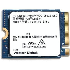 Western Digital 256GB SSD M.2 2230 30mm PC SN530 NVMe PCIe 3.0 Gen3 x4 SDBPTPZ-256G Solid State Drive for Surface Pro Steam Deck Dell HP Lenovo Ultrabook Tablet