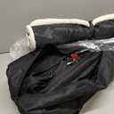 Orzbow Winter Stroller Gloves, Waterproof Mittens for Cold Weather With Berber Fleece, Universal Anti-freeze Hand Muffs, Easily Attaches to Stroller, for Parents and Caregivers, Cozy & Warm, Black