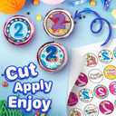 30x 2nd Birthday Cupcake Toppers – Edible Happy Birthday Décor, Wafer Sheet Cake Decorating