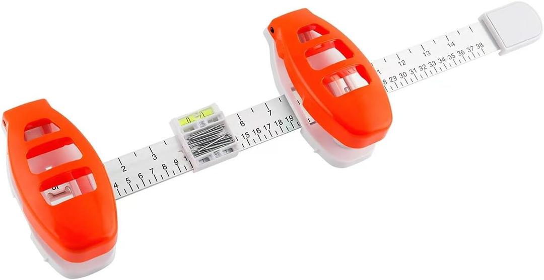Picture Hanging Tool with Built in Level, Precision Marking,Alignment Ruler for Photo Frames, Wall Decor, Mirrors, ABS Wall Friendly DIY Hanger