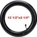 1-Pack 12.5" Scooter Inner Tube 12 1/2 x 2 1/4 Angled Valve Stem 12.5" x 2.25" Tube Compatible with 12.5X1.75 12.5 X 1.95 12.5 X 2.125 12.5 x 2.25 Most Bike and Scooter Tire Tube