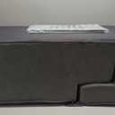 EHEYCIGA Dog Stairs for Bed 22.5" H, 5-Step Extra Wide Dog Steps, Grey