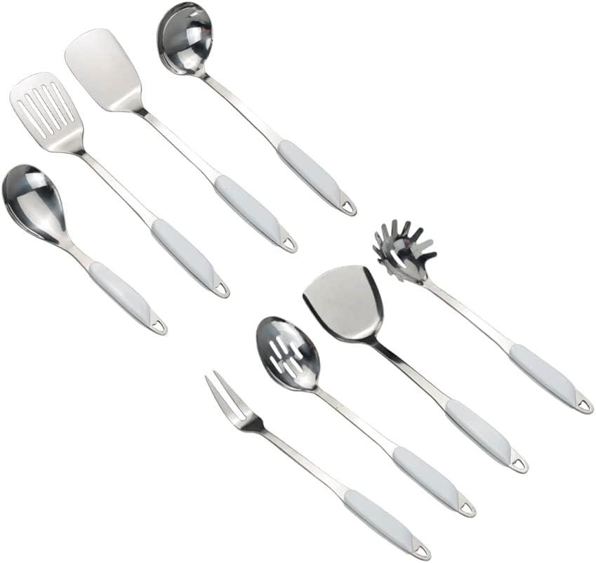 Begale 8-piece Stainless Steel Utensil Set, Cooking Utensils Kitchen Tool Set