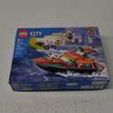LEGO City Fire Rescue Boat Building Set - Floatable Boat Toy for Boys & Girls, Ages 5+ - Kids Pretend Play Toy for Preschool - Gift for Birthdays - 60373