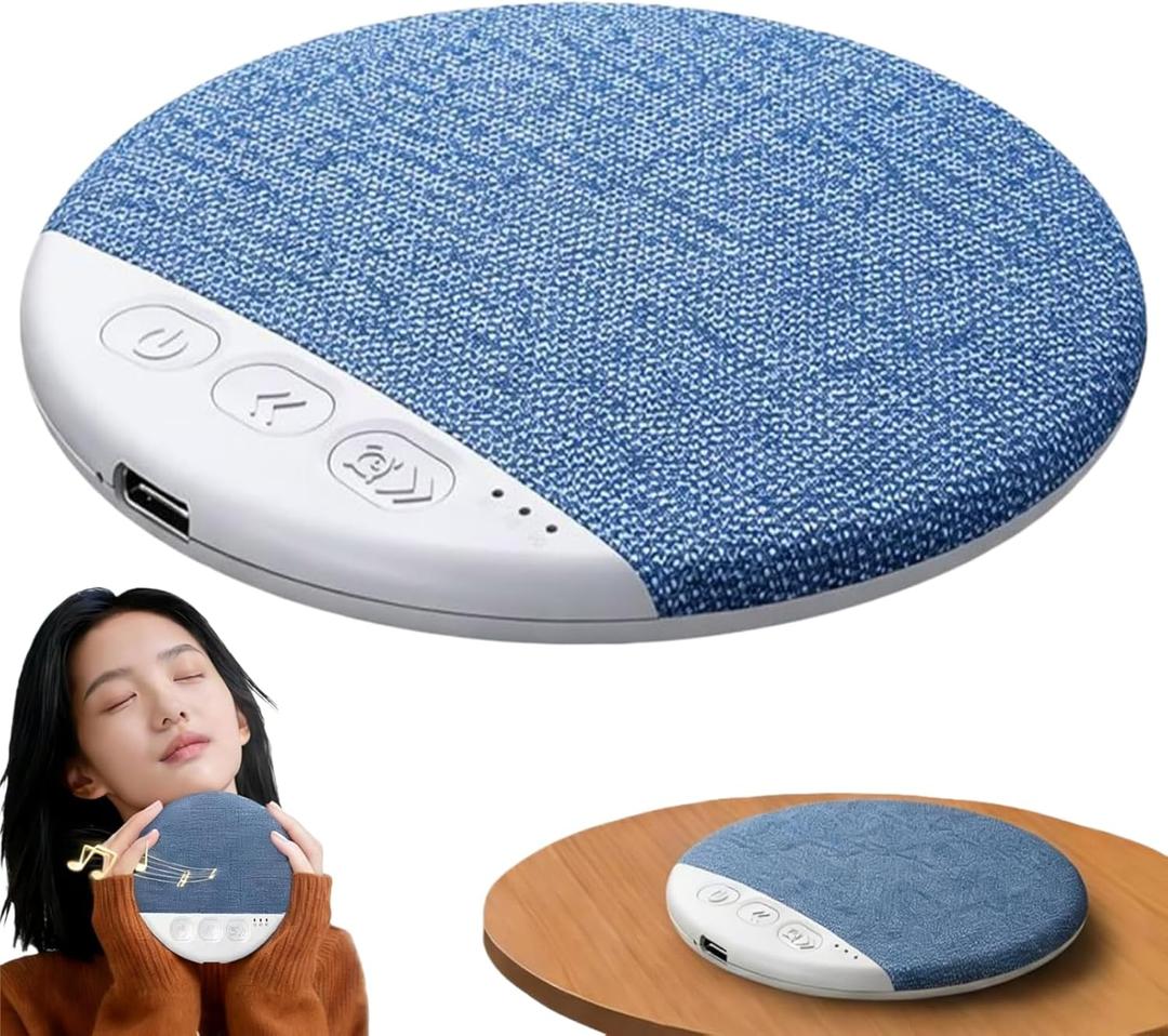 Pillow Speakers for Sleeping, 2026 New Sleep Pillow Speaker, Bluetooth Pillow Speaker with White Noise Timer Wireless Sleep Aid with Stereo Bass Private Sleep Headphones for Adult Kids