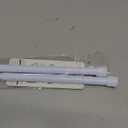 2 Pack Small Spring Tension Curtain Rod 8 to 12.5 Inch, Thin DIY Tension Rods No Drill for Slim Window Cupboard Closet Sidelights, White