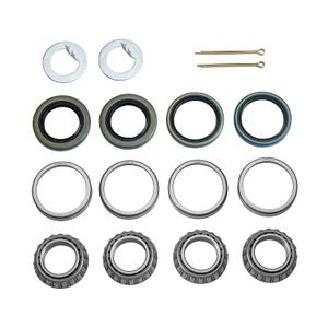 Xintre 2 Set Trailer Axle Bearings Kit L44649 L44610 Fits for 1-1/16'' Trailer Axle, Grease Seal 12192TB ID 1.250'' and 15192TB ID 1.500'' Cotter Pin, High Speed and Rotary Quiet