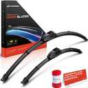 A-Premium 26" + 16" Windshield Wiper Blades Compatible with Lexus NX350