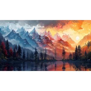 Wooden Jigsaw Puzzles for Adults 1000 Piece Puzzle for Adults 1000 Pieces - Forest of Ice and Fire