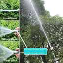 Pressure Washer, Handheld Power Washer with 360 Rotating Nozzle, 3 Spray Modes, Stainless Steel Universal Hose Fit, Tool-Free Installation-Driveway & Outdoor Cleaning