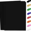 100 Sheets Black Card Stock 8.5 x 11in,250GSM 92lb Black Cardstock Card Stock Construction Paper,Heavy Weight Printer Paper for Invitations, Stationery Printing, Scrapbooking,Crafts, DIY Cards