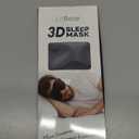 LitBear Sleep Mask for Side Sleeper Women Men, Eye Mask for Sleeping Light Blocking, 3D Contoured Cup Sleeping Mask, Soft Breathable Sleep Eye Mask with Adjustable Elastic Strap for Travel (1 Count (Pack of 1), Black)