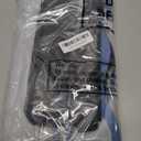 Blue Scalloped Mahjong Mat Set with 1 Carrying Bag 31.5" x 31.5" Anti Slip Noise Reduction Gaming Mat Mahjong/Poker/Board Games/Card Games/Dominoes Accessories for Adult