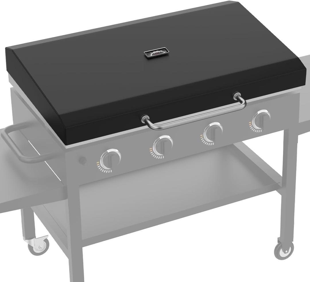 Upgraded Griddle Hinged Lid for Blackstone 36 inch 1554 1863 1825 1818 1565 1560 2149 1841 1866 2122 Grill, Hard Cover Hood for Blackstone 36" Griddle, Universal Lid for Most Brand 36-Inch Griddles