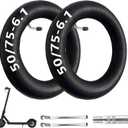50/75-6.1 Scooter Tire Tube, 8.5 x 2 Inner Tube Scooter, 8.5 inch Electric Scooter Inner Tube 8 1/2 x2 Rear Tire, for Gotrax GXL V2 Xiaomi M365 Pro 1S Mi3 Lite Pro2 Electric Scooters (2 Pack)