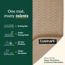 Cuisinart Dish Drying Mat for Kitchen Counter - 2-Pack XL 18x24 Ultra Absorbent Microfiber Dish Mat - Fast Drying, Machine Washable, Foldable Countertop Pad - Safe for Granite & Quartz