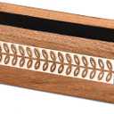 Laptop Stands Acacia Wood Vertical Laptop Stand | Space-Saving Desktop Organizer | Holder for MacBook, Dell, HP & More (8" x 2.3" x 2.5")