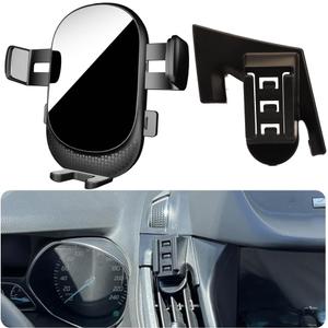 Car Phone Holder for Ford Escape Auto Accessories[Only for 2013-2019 Escape] [Please check if your center console is consistent and if it is applicable] [Lock Hands Free Automobile Cell Phone Mount]