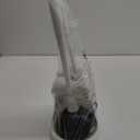 MR.SIGA Toilet Plunger and Bowl Brush Combo for Bathroom Cleaning, White, 1 Set (One Size)