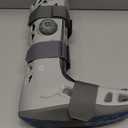 Aircast AirSelect Standard Walker Brace and Walking Boot with SoftStrike Technology and Semi-Rigid Shell (Medium, Gray)