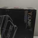 RUGCEL WINCH 12V DC Electric Portable Utility Winch 4500lb/2041kg Single Line Pull with Steel Mounting Plate, Integrated Hawse Fairlead and Synthetic Rope,Wiress Remote, Black