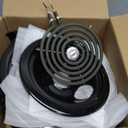 Electric Stove Burner Drip Pans WB31M19(8”) WB31M20(6”) Electric Stove Top Burner Replacement WB30M1(6") WB30M2(8") Compatible for G-E Hot-point Ken-more General Electric Stove Parts by MIFLUS