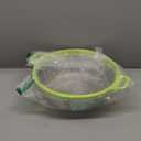 Stainless Steel Colander With Handle and Legs, Large Metal Green Strainer for Pasta, Spaghetti, Berry, Veggies, Fruits, Noodles, Salads, 5-quart 10.5 Kitchen Mesh Colander, Dishwasher Safe