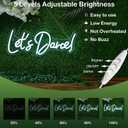 Let's Danced Neon Signs Let's Dance Neon Light Up Sign White Led Word Light Sign Neon Sign Wedding for Dancing Party,Bar Accessories,Valentines' Day,Birthday Party
