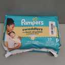 Pampers Baby Diapers - Swaddlers - Size P1, 27 Count, Ultra Absorbent Disposable Preemie Diaper