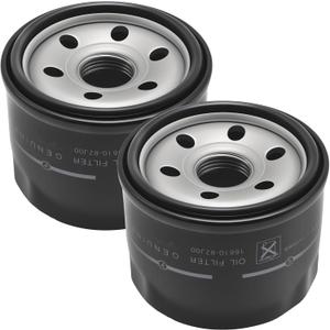 2Pcs 16510-87J00 Oil Filter, Replacement for Su-zuki DF25 DF30 DF40 DF50 DF60 DF70, Replaces 16510-87J01 16510-87J02