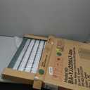 Freestanding Pet Gate for Dogs, Foldable Wooden Dog Gate for House, Stairs, Doorways, Step Over Pet Puppy Safety Fence,Support Feet Included,24" Height 2 Panels, Green