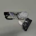 livho Oversized Blue Light Blocking Glasses for Woman  Rectangle Fashion Glasses for Computer, Chic Preppy Frame