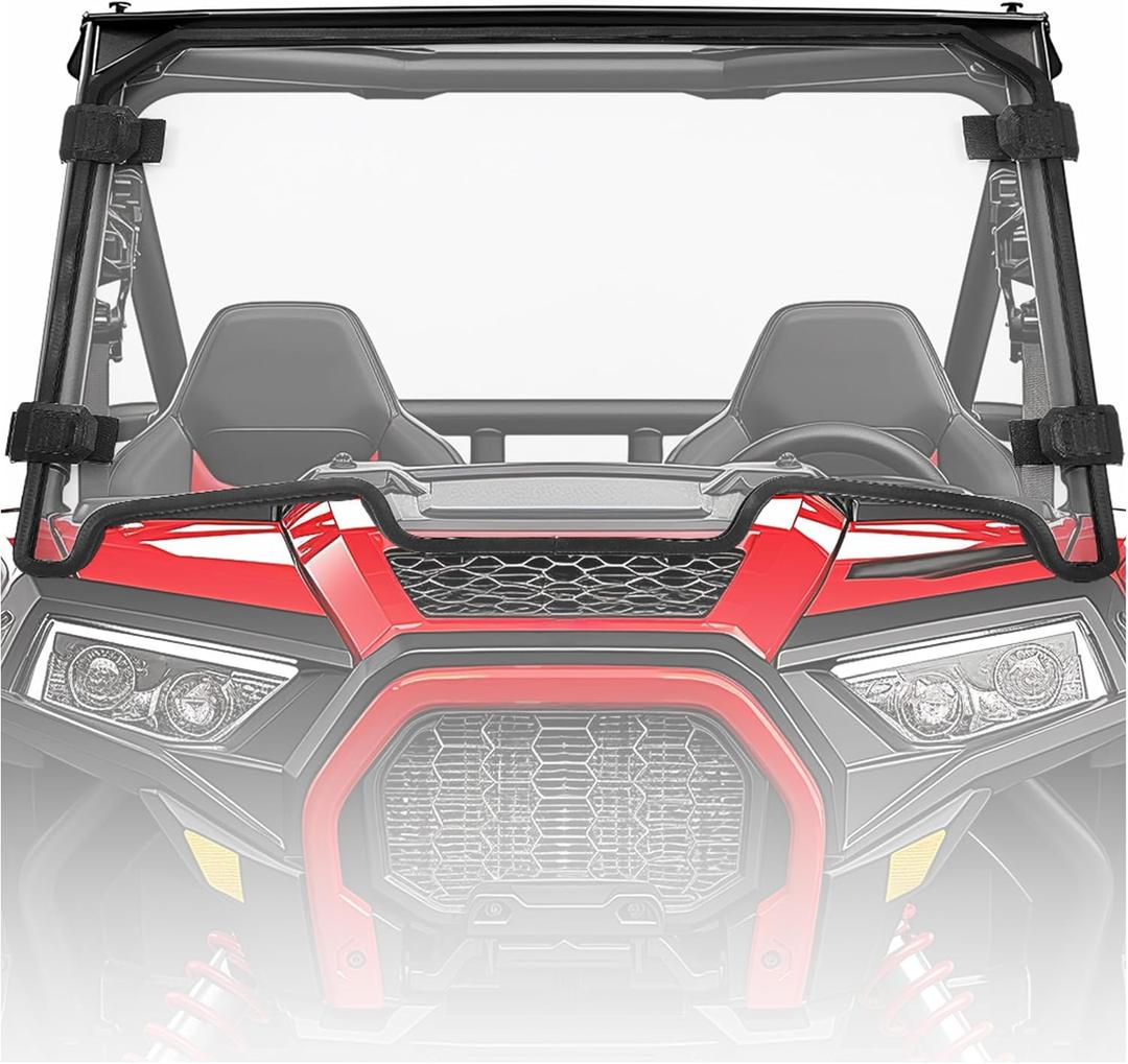 ECOTRIC Full Windshield Compatible with 2019-2023 Polaris RZR XP 1000 /XP 4 1000/XP Turbo/XP 4 Turbo Heavy Duty Windscreen Scratch Resistant