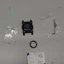 ONEONTA Airtag Dog Collar Holder | Airtag Dog Waterproof - Airtag Holder for Dog Collar with Removable Metal Loop, Sturdy TPU, Lightweight, Compact Size, Fits 1" Width Collar (Black)