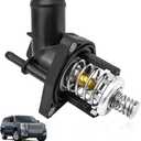 15-11125 Upgraded Aluminum Thermostat Housing Assembly 12674639 Replacement for Chevy Silverado 1500 2500 Suburban Tahoe GMC Sierra 1500 Yukon Yukon XL Cadillac Escalade 2014-2020