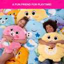 Happy Nappers: Care Bears Sleep Sack Medium - Cheer Bear - 54 x 20, 2-in-1: Plush Character Opens Into Sleeping Bag, Soft Nap & Play Animal, Kids 3+