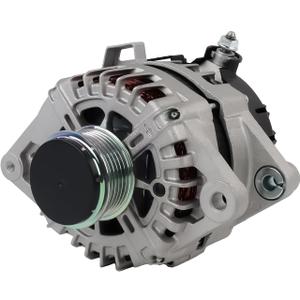 Alternator Fit for Hyundai Accent 2018-2019 Kia Soul 2017-2019 Rio 2018-2019 Seltos 2021 1.6L 130A 12V CW 6-Groove Replace 37300-2B970