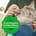 Greenies Cat Treats, Feline Veterinarian-Recommended Adult Natural Dental Cat Treats, Oven Roasted Chicken Flavor, 21 oz. Tub (EXP 04/01/27)