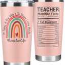 Teacher Appreciation Gifts - Teacher Gifts for Women - Teachers Appreciation Week, Back To School, Birthday Gift - Thank You Gift Ideas for Teachers Women Daycare - 20 Oz Pink Tumbler