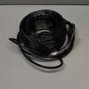 16/3 100 Ft Outdoor Extension Cord Waterproof, Weatherproof & Flame Retardant Black 3 Prong Power Cord Outside for Lawn & Garden, 16AWG 10A 1250W 125V SJTW ETL Listed